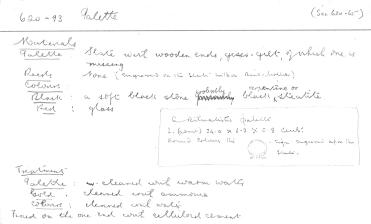 Card no. 620(93) relating to Carter no. 620(93)