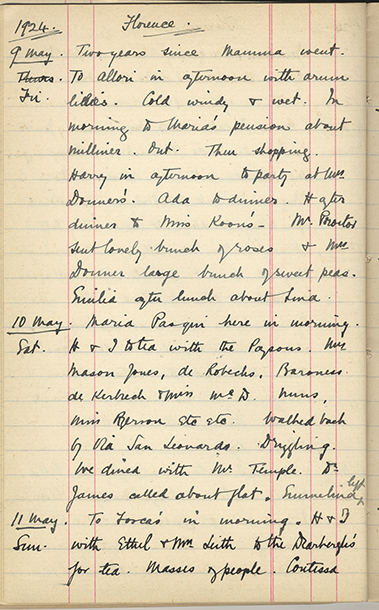 Minnie Burton's Diary, p. 184