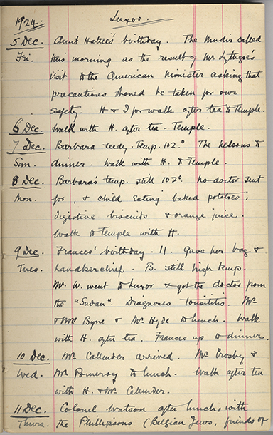 Minnie Burton's Diary, p. 243